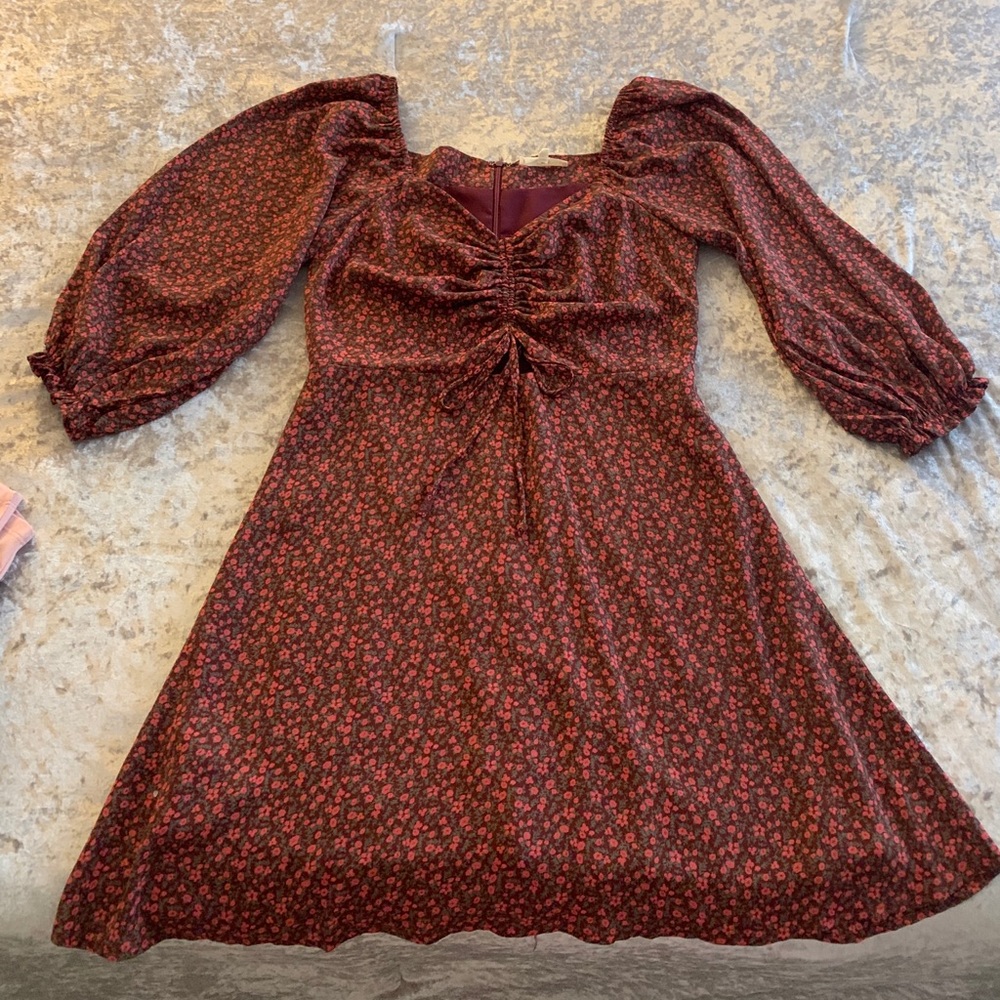 Floral print dress